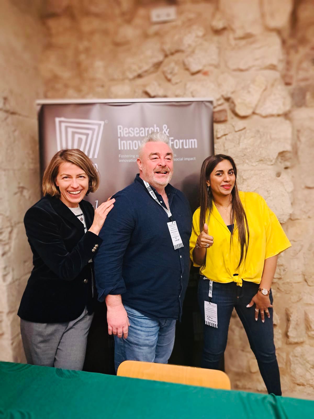 Prof. Anna Visvizi and Neil